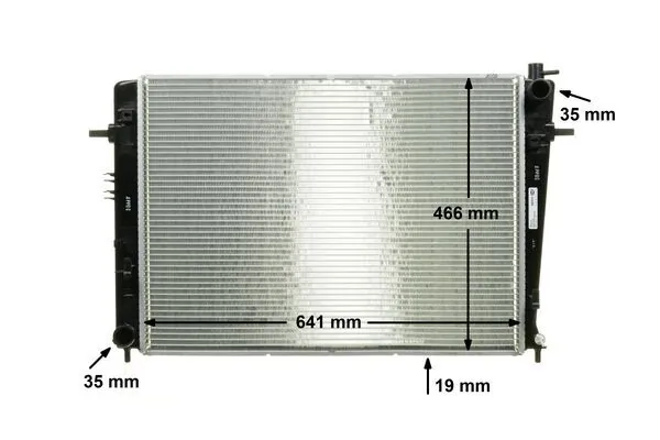 Радіатор охолодження Mahle Original CR909000P