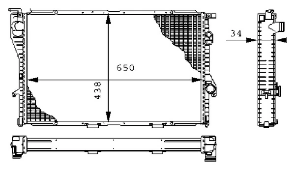 Радіатор CR242000S Mahle Original