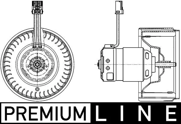 AB71000P Mahle Original Електромотор пічки