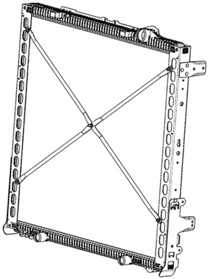 CR2086000P Mahle Original Радіатор охолодження двигуна