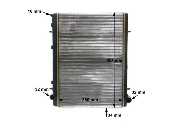 Радіатор основний Mahle Original CR2033000S ціна, від 73.53 USD