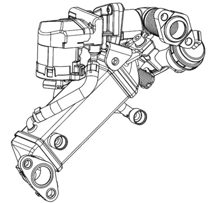 Радіатор системи EGR рециркуляції вихлопних газів Mahle Original CE11000P ціна, від 493.18 USD
