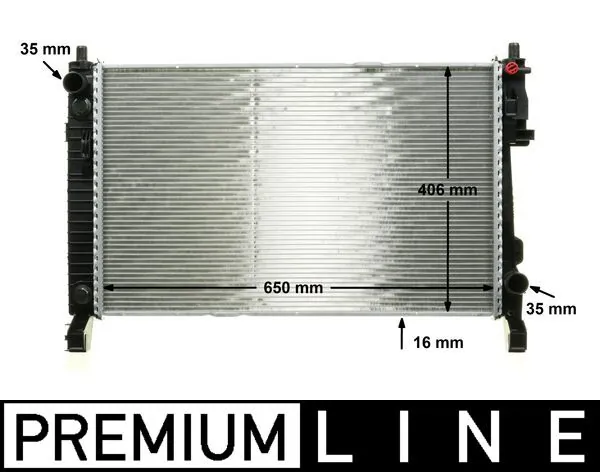 CR661000P Mahle Original Радіатор охолодження двигуна
