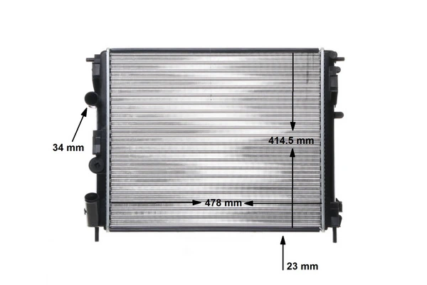 CR35000S Mahle Original Радіатор охолодження двигуна