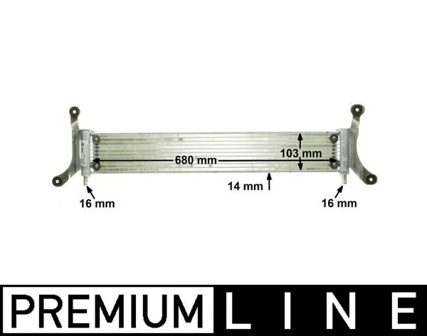 CIR6000P Mahle Original Радіатор охолодження двигуна, додатковий