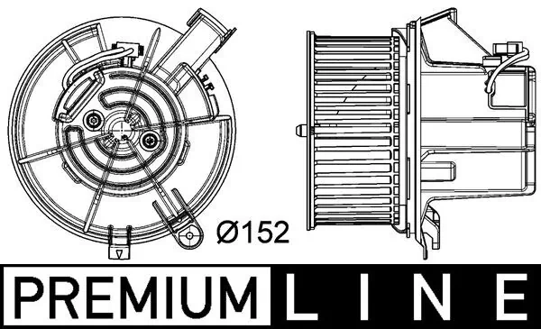AB119000P Mahle Original Електромотор пічки