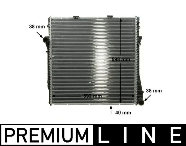 CR573000P Mahle Original Радіатор охолодження двигуна