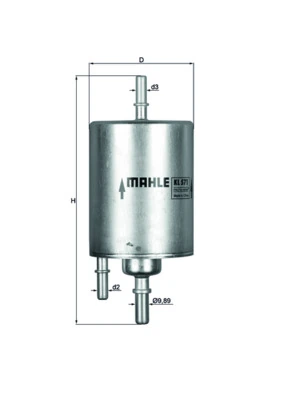 Фільтр тонкого очищення палива Mahle Original KL573 ціна, від 4.24 USD