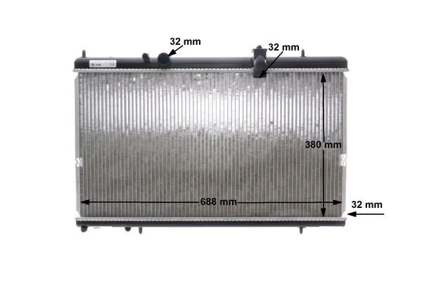 Радіатор основний Mahle Original CR801000S ціна, від 124.34 USD