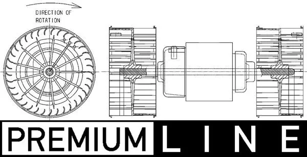 AB152000P Mahle Original Електромотор пічки