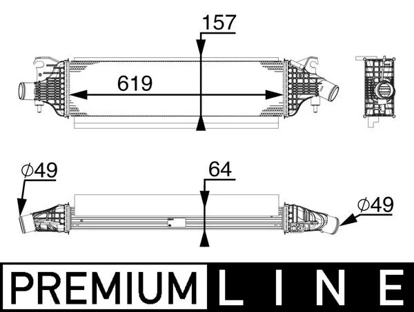 Купити Інтеркулер Infiniti Q50  V37