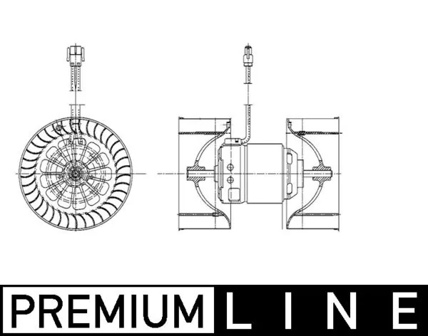 AB55000P Mahle Original Електромотор пічки