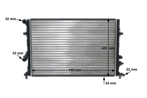 CR1899000S Mahle Original Радіатор охолодження двигуна