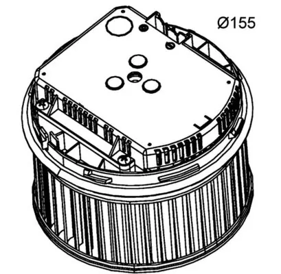 AB261000P Mahle Original Електромотор пічки