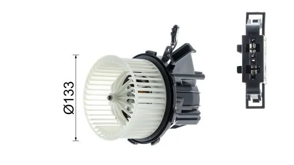 Купити AB114000P Mahle Original Електродвигуни (електродвигун обігрівача) або розетка причепа штепсельная