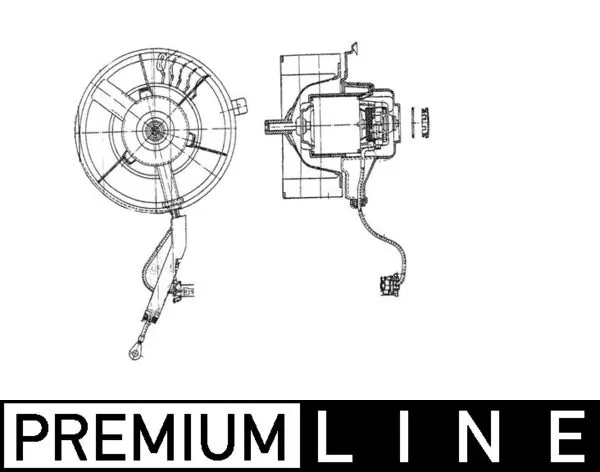 AB37000P Mahle Original Електромотор пічки