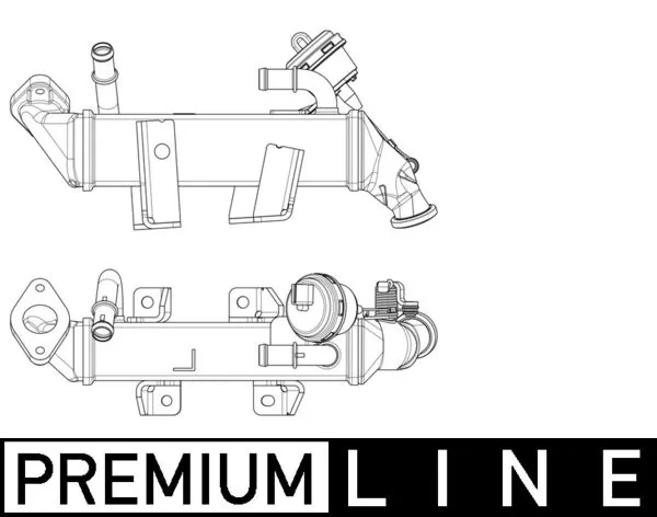 CE19000P Mahle Original Радіатор системи EGR рециркуляції вихлопних газів