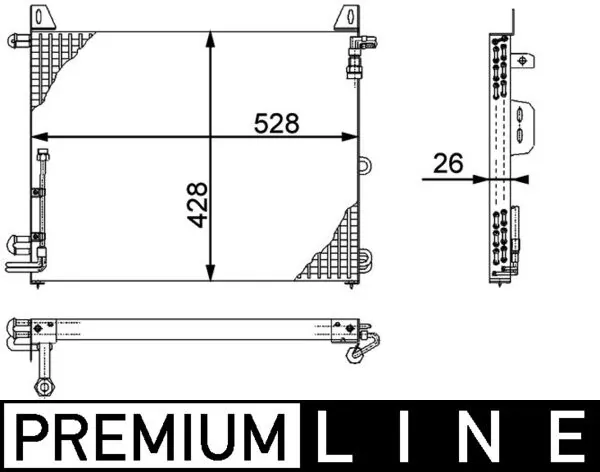 AC656000P Mahle Original Конденсатор