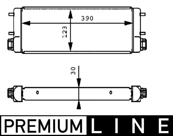 CLC169001P Mahle Original Радіатор масляний