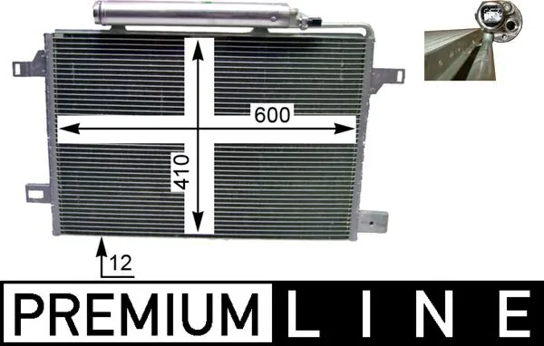 Радіатор охолодження кондиціонера Mahle Original AC369000P