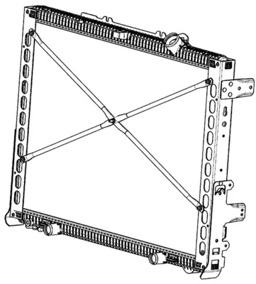 CR2097000P Mahle Original Радіатор охолодження двигуна