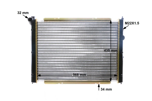 Радіатор основний Mahle Original CR361000S ціна, від 83.96 USD