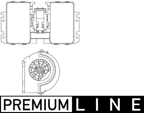 AB180000P Mahle Original Електромотор пічки