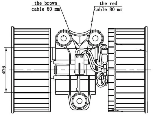 AB81000S Mahle Original Електромотор пічки