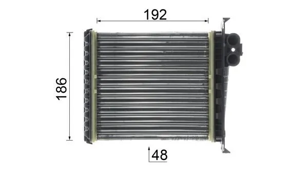 AH106000P Mahle Original Радіатор опалювача салону