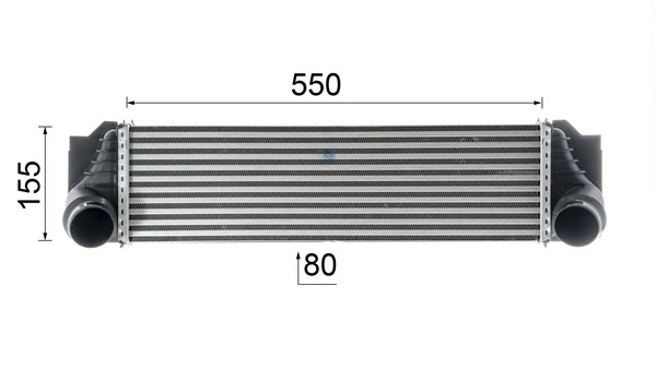 CI184000P Mahle Original Охолоджувач наддувочного повітря