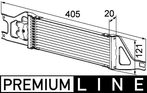 CLC57000P Mahle Original Радіатор охолодження, АКПП