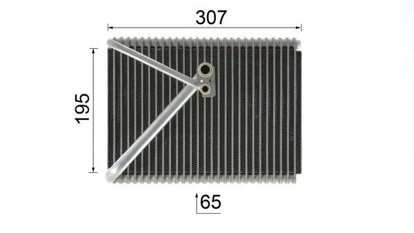 AE87000P Mahle Original Охолоджувач повітря