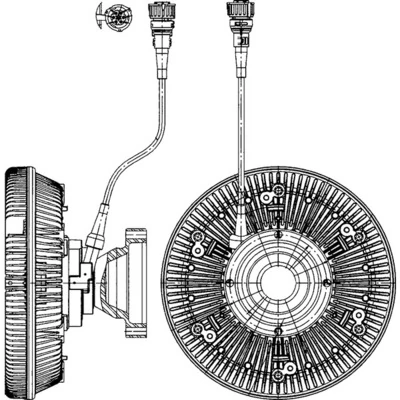 CFC226000P Mahle Original Гідромуфта приводу вентилятора