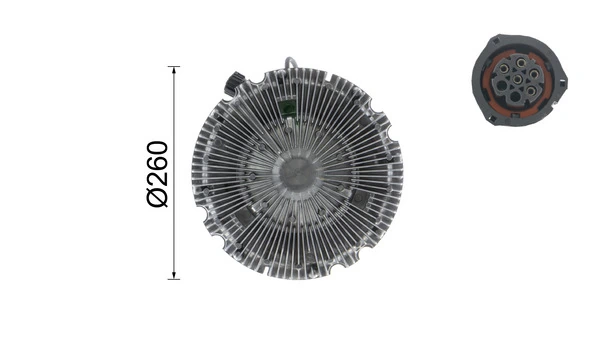 CFC100000P Mahle Original Гідромуфта приводу вентилятора