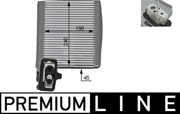 Випарник Mahle Original AE119000P