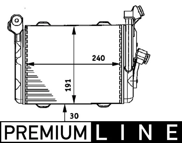 CLC33000P Mahle Original Радіатор масляний