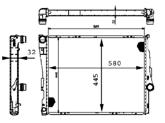Радіатор CR455000S Mahle Original