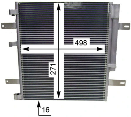 Конденсатор кондиціонера Mahle Original AC853000S ціна, від 139.59 USD