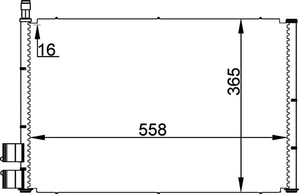 Конденсатор кондиціонера Mahle Original AC298000P ціна, від 64.67 USD