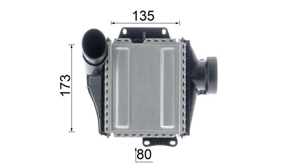 CI639000P Mahle Original Охолоджувач наддувочного повітря