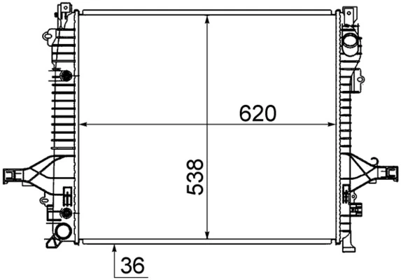 Радіатор CR1191000S Mahle Original