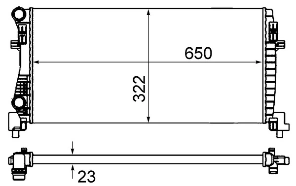 Радіатор CR2057000S Mahle Original