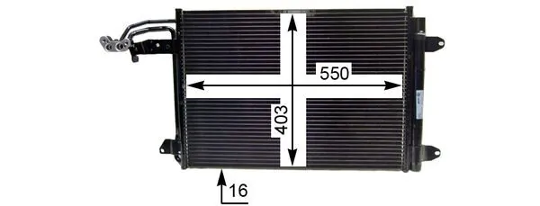 Конденсатор кондиціонера Mahle Original AC324000P ціна, від 79.97 USD