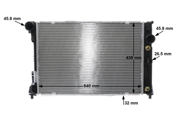 Радіатор основний Mahle Original CR1176000S ціна, від 167.30 USD