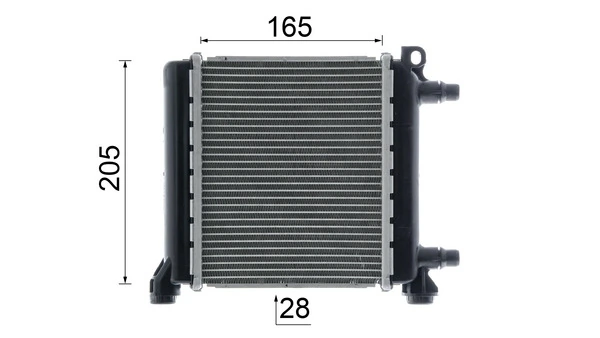Радіатор охолодження Mahle Original CR2596000P