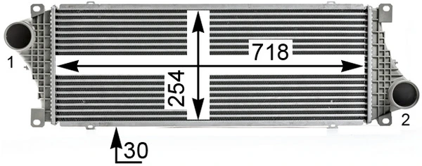 Інтеркулер CI18000S Mahle Original