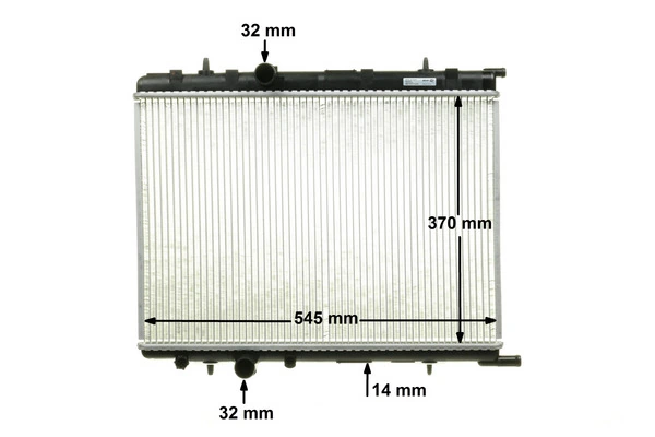 CR515000P Mahle Original Радіатор охолодження двигуна