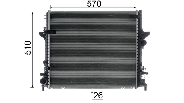 Радіатор CR1930000P Mahle Original