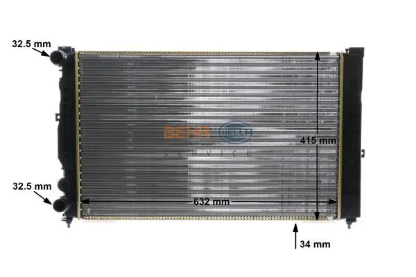 Радіатор CR647000S Mahle Original
