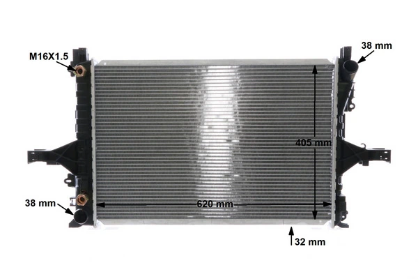 Радіатор основний Mahle Original CR1547000S ціна, від 169.30 USD
